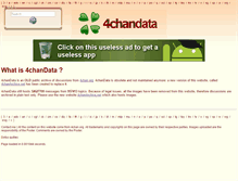 Tablet Screenshot of 4chandata.org